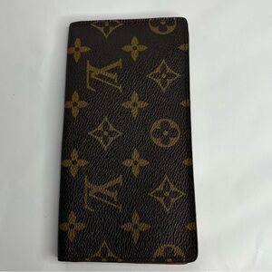 Louis Vuitton Brown and Gold Wallet